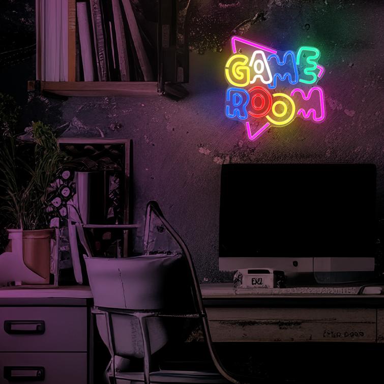 Neon PLEXI LED-pelihuone monivärinen NNE20 Neolia