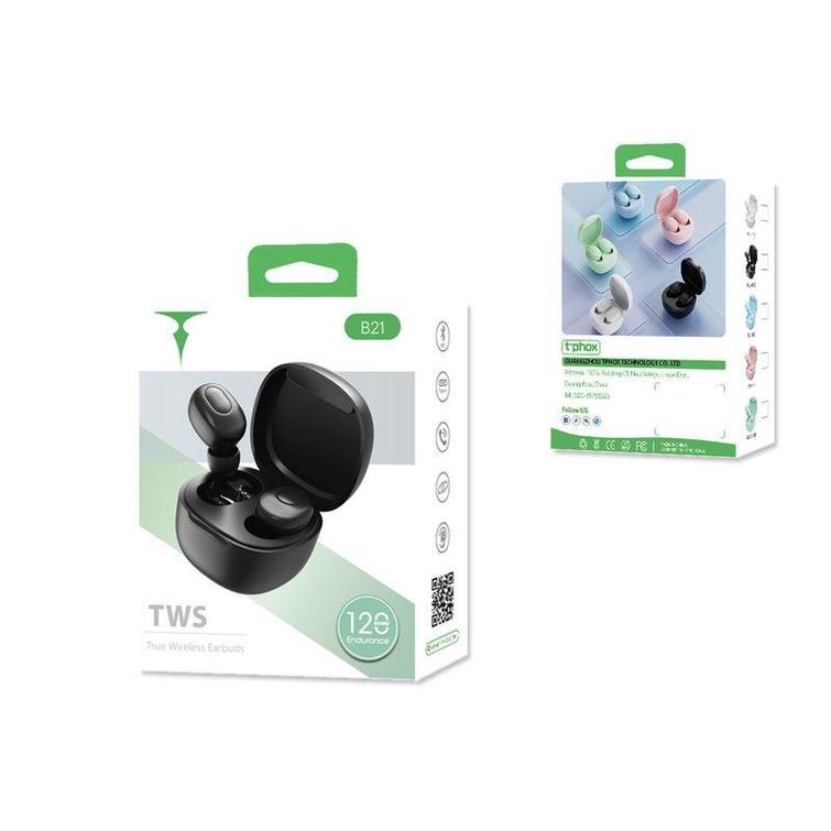 HEADPHONES T-PHOX TWS B21 WHITE