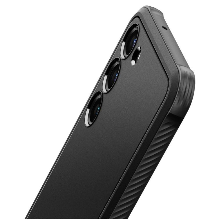 Spigen Rugged Armor -suojakuori Samsung Galaxy S23:lle mattamusta
