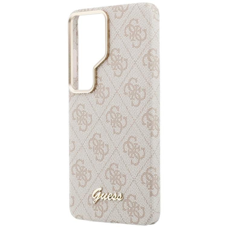 Guess case 4G Script MagSafe for Samsung Galaxy S26 Ultra pink