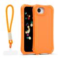 Safepop case with strap for iPhone 16e / 17e orange