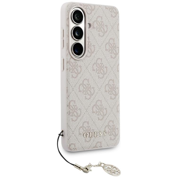 Guess case 4G Classic Logo Charm MagSafe for Samsung Galaxy S26 pink