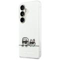 Karl Lagerfeld case IML Peekaboo Karl&Choupette MagSafe for Samsung Galaxy S26 transparent