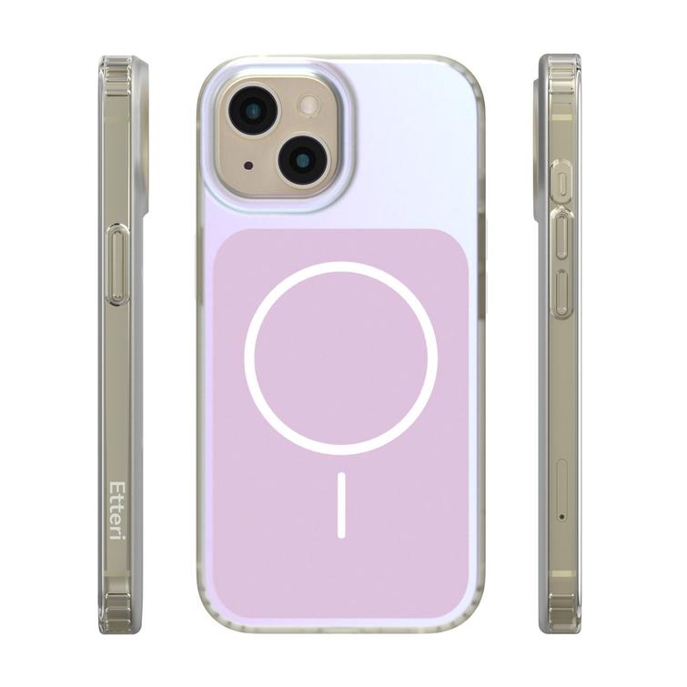 Etteri Hidden Pearl case for iPhone 15 6,1" pink