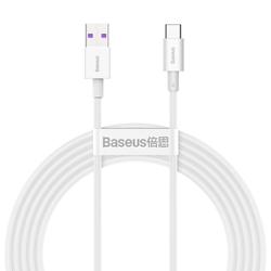 Baseus Superior USB - USB-C -kaapeli 2,0 m valkoinen 66W