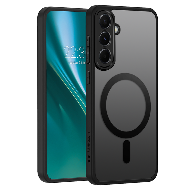 Etteri Matt Mag kotelo Samsung Galaxy A55 5G mustalle