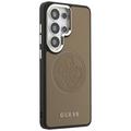 Guess case Perforated Logo MagSafe for Samsung Galaxy S26 Ultra brown