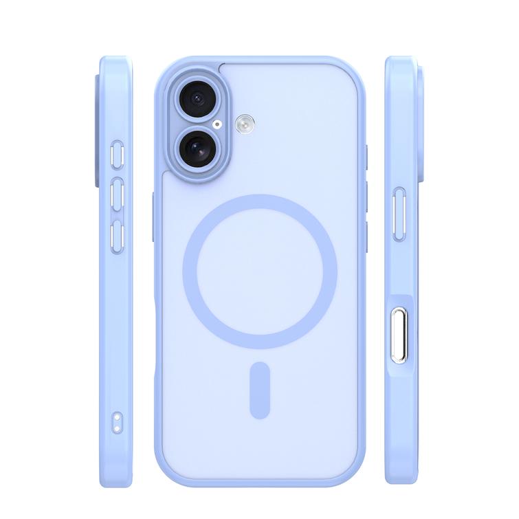 Mag Matt case for iPhone 16 6,1" light blue camera protection