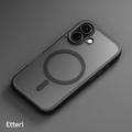 Etteri Matt Mag kotelo iPhone 16 Plus 6,7" mustalle