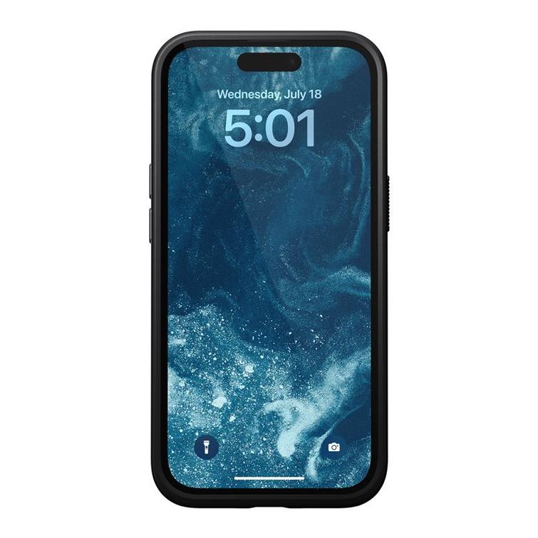 Nomad Modern nahkakotelo iPhone 15 6,1":lle, englantilaisen ruskean s&auml;vy