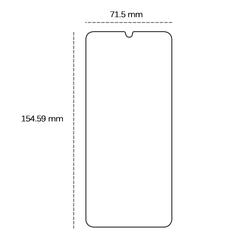 Karkaistu lasi 2,5D Samsung Galaxy A15 4G / A15 5G:lle
