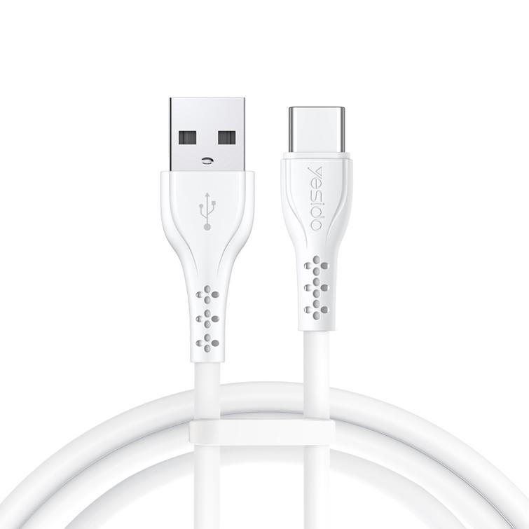 YESIDO CABLE CA71 18W USB/TYPE-C  1M 3A WHITE(20PCS)