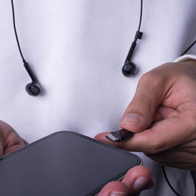 Maxlife langalliset kuulokkeet MXEP-04 USB-C musta