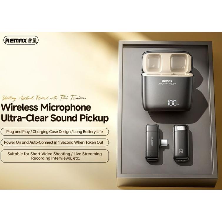 REMAX MICROPHONE K13 WITH CLIP USB-C BLACK