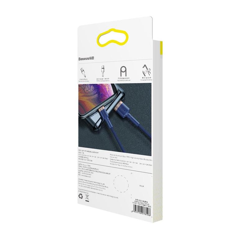 Baseus Cafule USB-kaapeli - Lightning 2,0 m 1,5A kullansininen