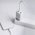 Forever TC-07-30AC PD QC laturi 1x USB-C 1x USB 30W valkoinen + USB-C - USB-C kaapeli 60W