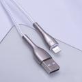 Forever Sleek USB-kaapeli - Lightning 1,0 m 2.4A valkoinen