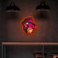 Neon ART LED GANGSTA MONKEY moniv&auml;rinen FLA03 Forever Light