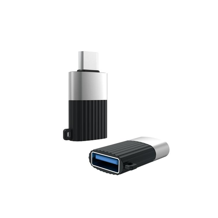 XO-sovitin NB149-F USB - USB-C musta OTG