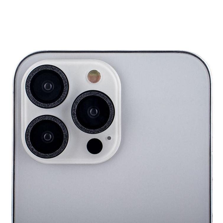 iPhone 11 Pro Max -puhelimen lasit, musta glitter (3 kpl)