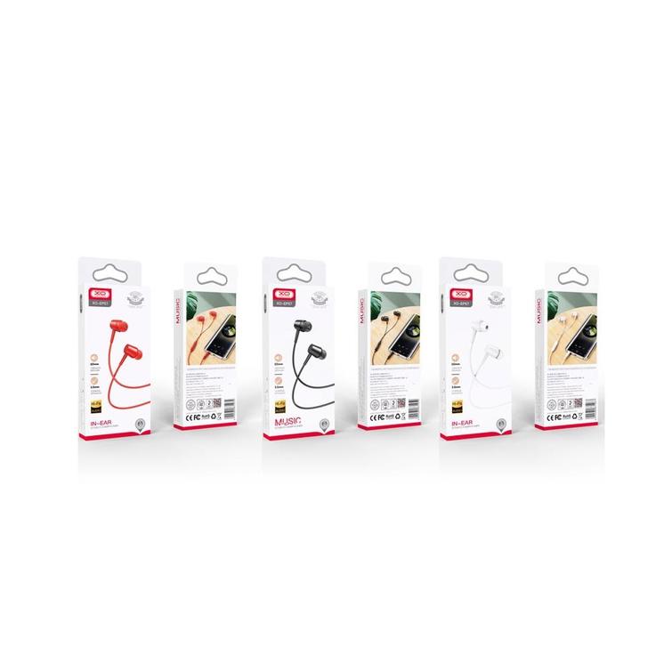 XO langalliset kuulokkeet EP57 3,5 mm liitin musta