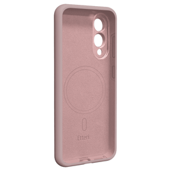 Etteri Silicone Mag -suojakuori Samsung Galaxy S25 Edgelle vaaleanpunainen