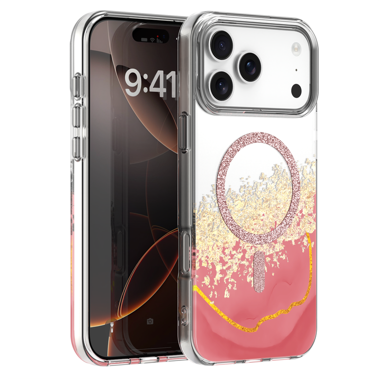 Epoxy Mag case for iPhone 17 Pro Max 6,9'' pink