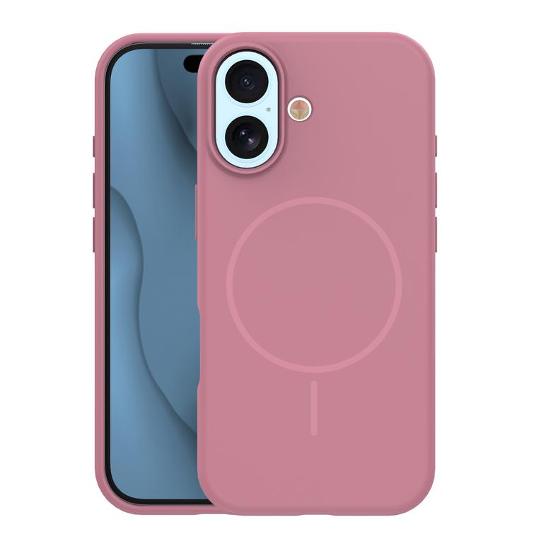 Silicone Thin Mag case for iPhone 17 / 18 6,3" rose