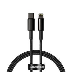 Baseus-kaapeli Tungsten PD USB-C - Lightning 1,0 m musta 20W