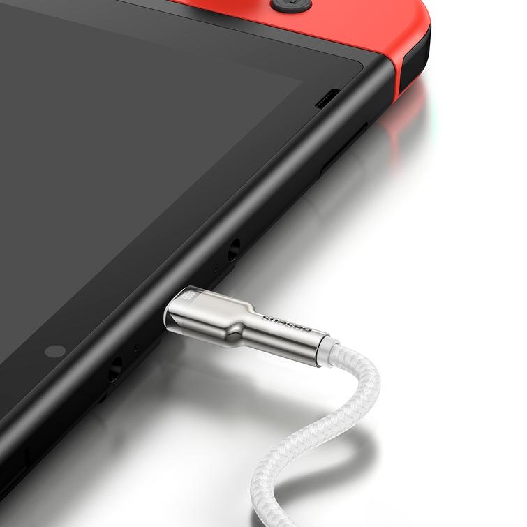 Baseus-kaapeli Cafule Metal PD USB-C - USB-C 2,0 m valkoinen 100W