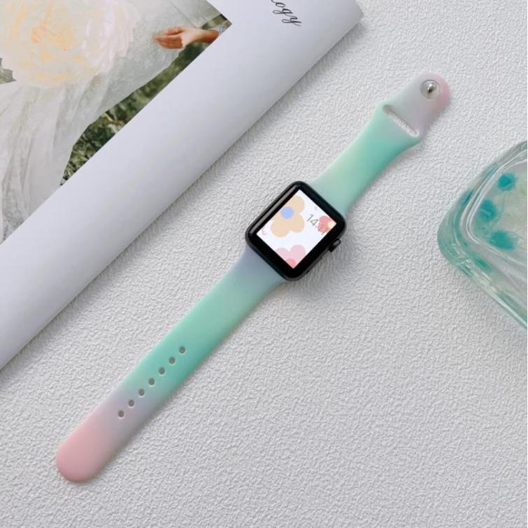 SILICONE STRAP SMARTWATCH 20MM MINT