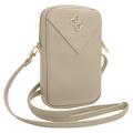Guess laukku Zip Triangle 4G beige