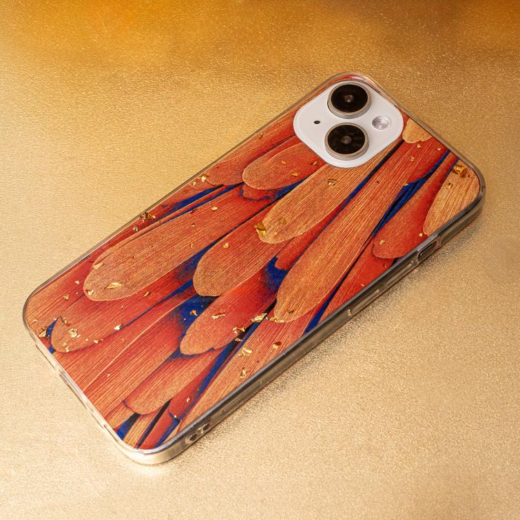 Gold Glam -kuori iPhone 11:lle, oranssi