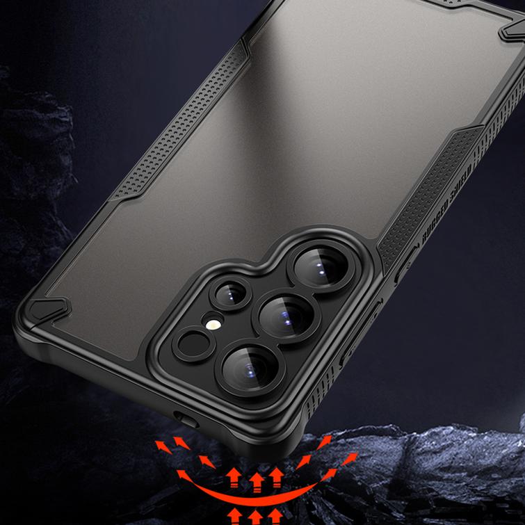 Defender Matt suojakuori Samsung Galaxy S25 Ultralle, musta