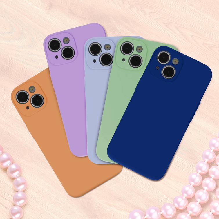 Silicon case for iPhone 17 6,3" baby blue