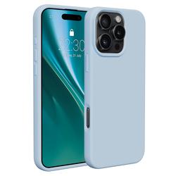 Etteri Silicone case for iPhone 16 Pro Max 6,9" light blue