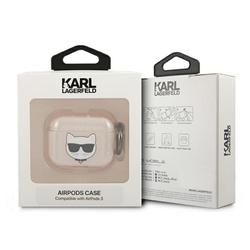 Karl Lagerfeld Airpods 3 -kuulokkeiden suojakuori KLA3UCHGD, kultainen Glitter Choupette