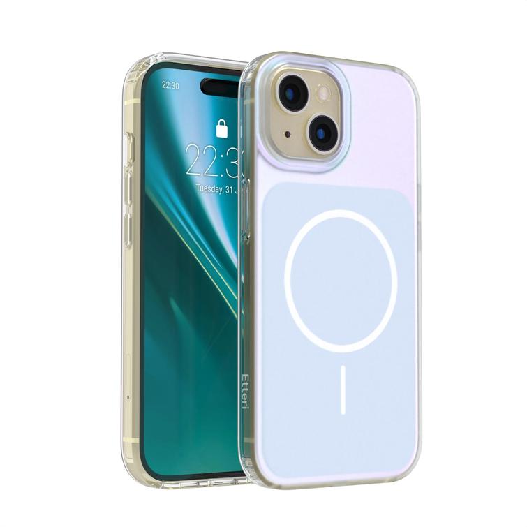 Etteri Hidden Pearl case for iPhone 15 6,1" light blue