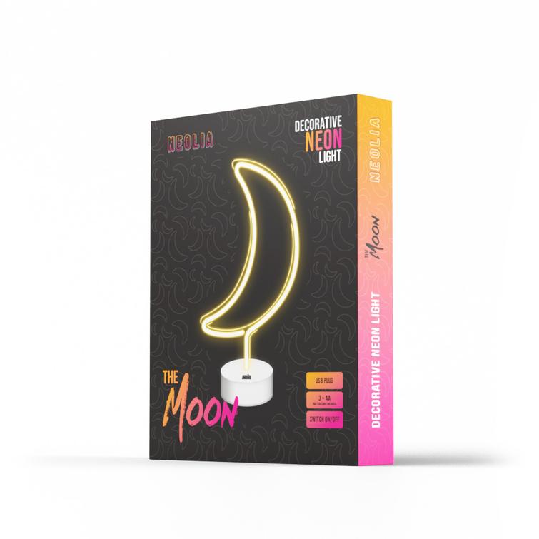 Neon jalustalla MOON valkoinen NNE06 Neolia