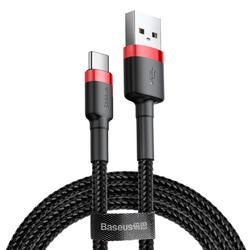Baseus-kaapeli Cafule USB - USB-C 2,0 m 2A puna-musta