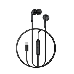 XO langalliset nappikuulokkeet EP82 USB-C musta