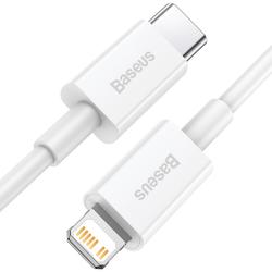 Baseus Superior PD USB-C - Lightning-kaapeli 0,25 m valkoinen 20W