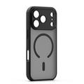 Mag Matt musta kamerasuojalla kuori iPhone 17 Pro Max / 18 Pro Max 6,9'' -mallille