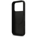Guess 4G Printed Stripes MagSafe -suojakuori iPhone 17 Prolle, musta