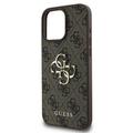 Guess iPhone 16 Pro 6,3" suojakuori GUHCP16L4GMGBR 4G:lle, iso logo, ruskea