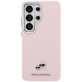 Karl Lagerfeld case Saffiano KC Metal Logo MagSafe for Samsung Galaxy S26 Ultra pink