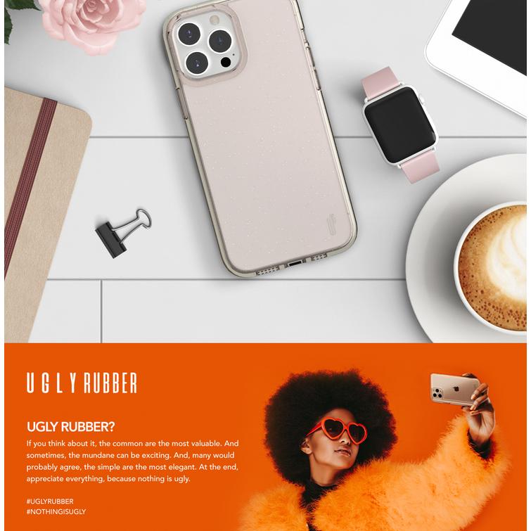 Ruma kuminen Vogue-suojakuori iPhone 13 Pro 6,1":lle, kirkas