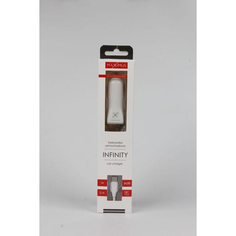 Car charger Maxximus Infinity 2.1A  Type-C, 2xUSB