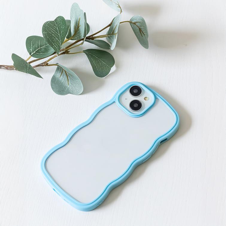 Wave case for iPhone 15 6,1" blue