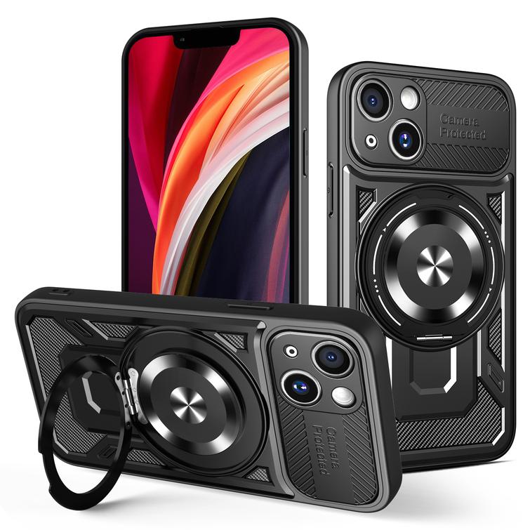 Defender Armor Mag -suojakuori iPhone 13 6,1":lle, musta